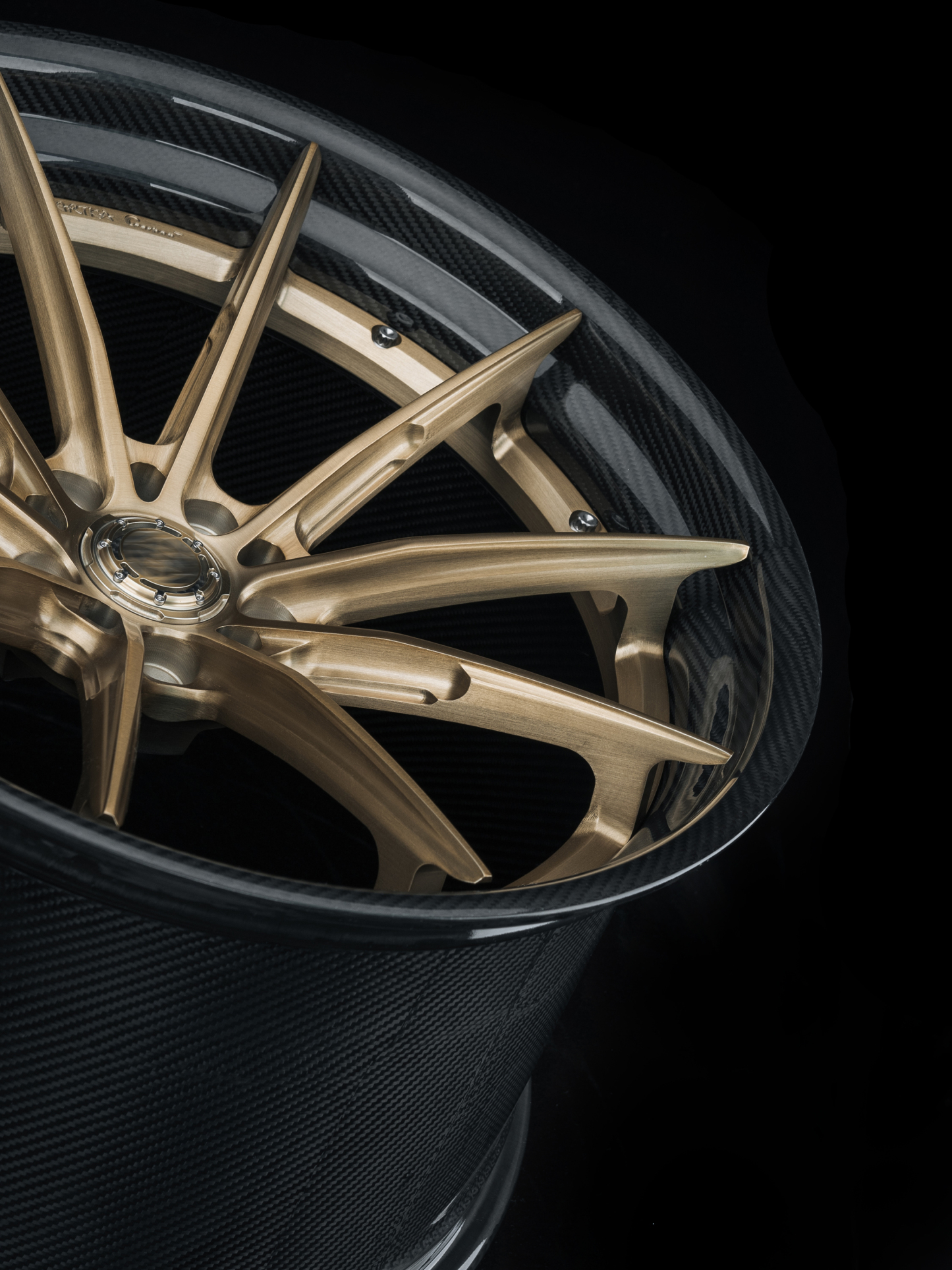Octopus & Ocean Design Custom Carbon Fiber Wheels - styling view