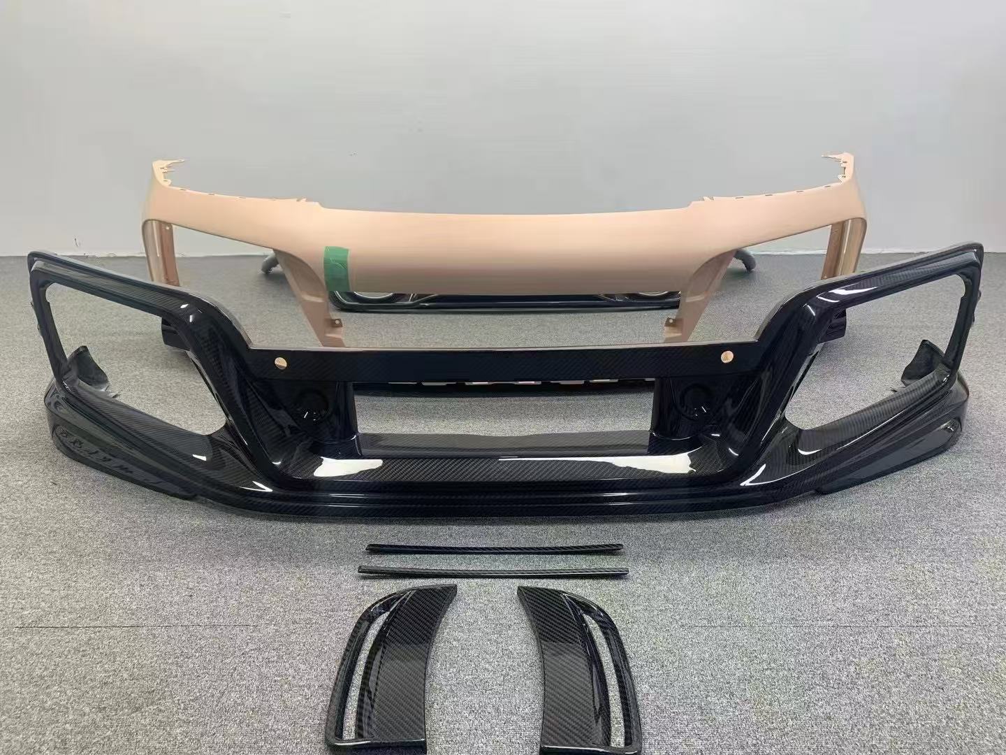 Porsche 911 992.1 Turbo S Techart Style Dry Carbon Parts - styling view