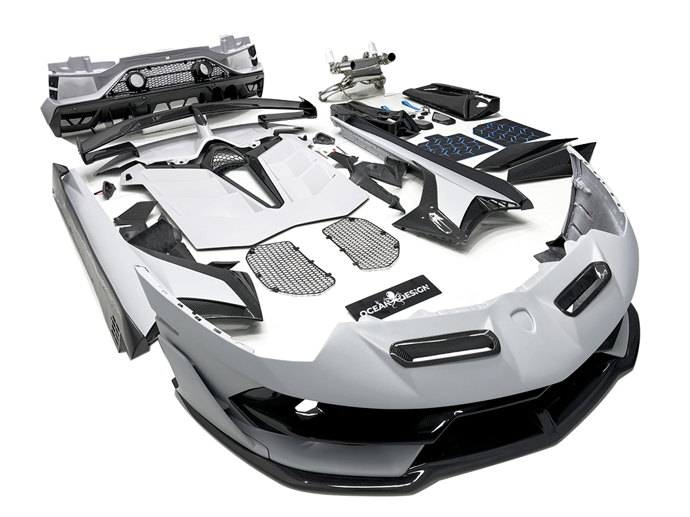 Lamborghini LP700/LP720/LP750 SVJ Style Conversion Parts and Configurations - styling reference for Full Kit