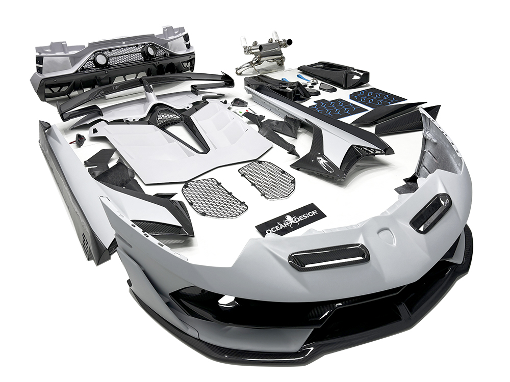 Lamborghini LP700/LP720/LP750 SVJ Style Conversion Parts and Configurations - styling reference for Full Kit