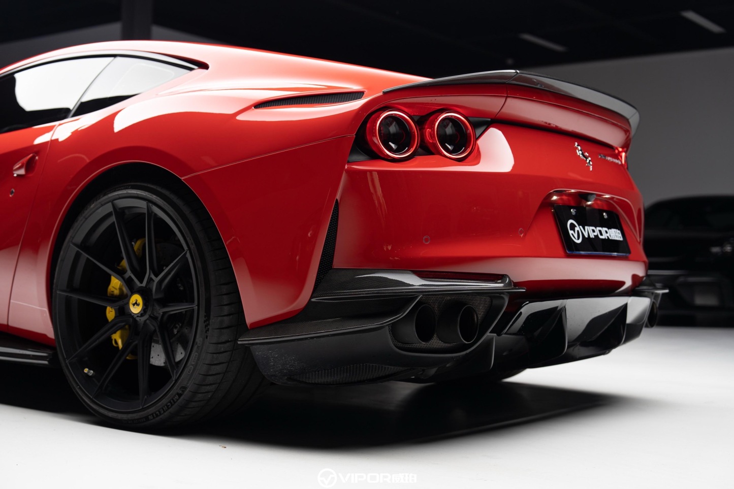 Ferrari 812 N Style Dry Carbon Parts - styling view