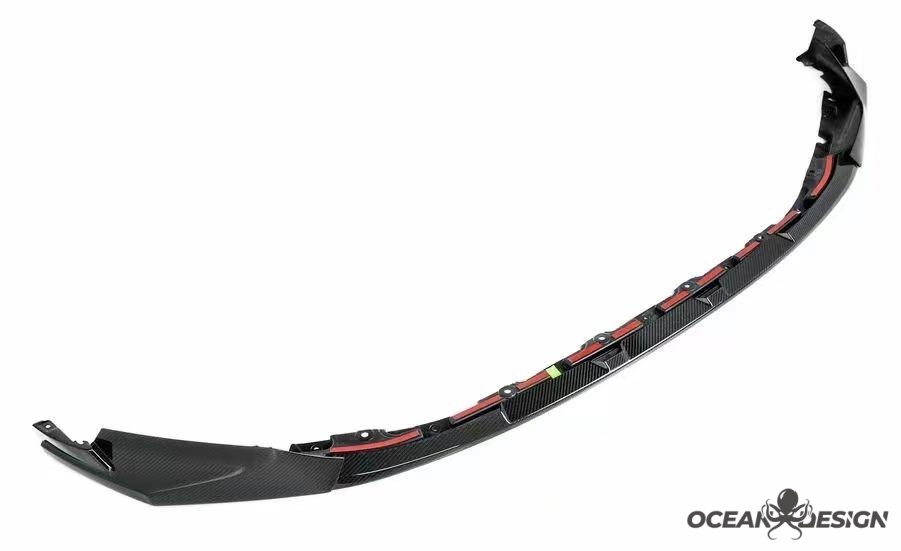 2021–2025 BMW M3 (G80) / M4 (G82) MP Style Front Lip Splitter– Dry Carbon Fiber
