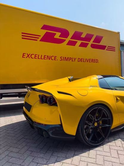 Ferrari 812 N Style Dry Carbon Parts - styling view