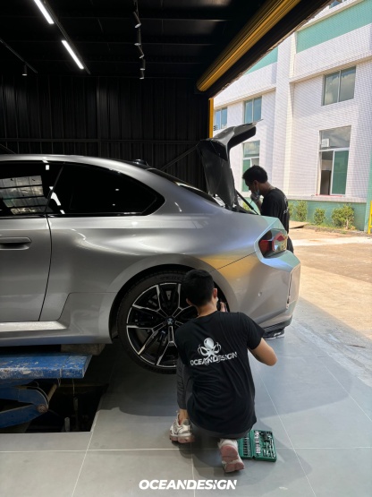 BMW G87 M2 AP Style Dry Carbon Parts - styling view