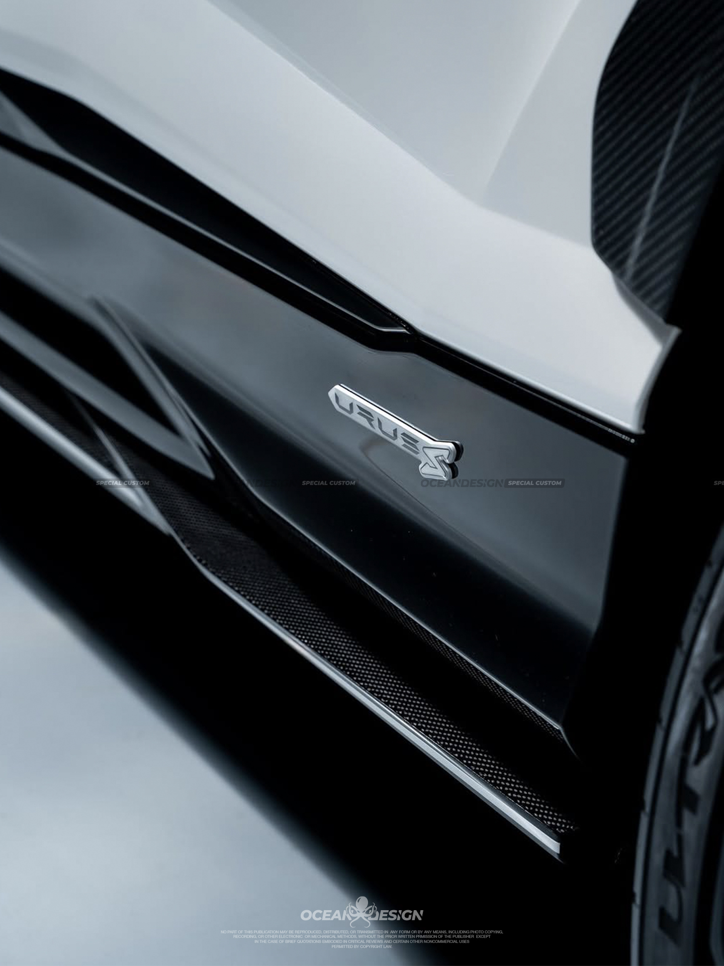 Lamborghini Urus S Ocean Design Style Dry Carbon Parts - styling view