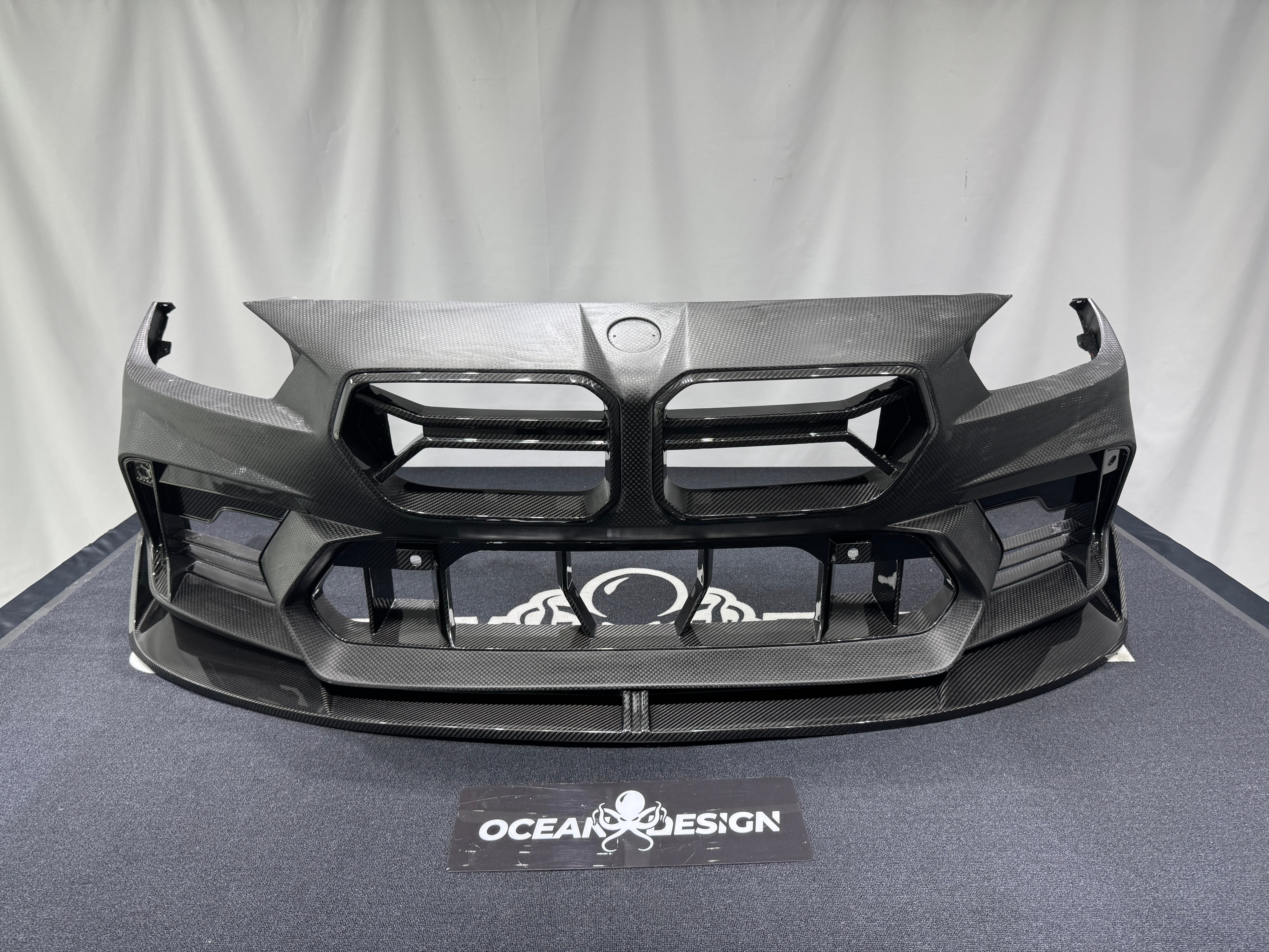 BMW G87 M2 AR V2 Style Dry Carbon Parts - styling view