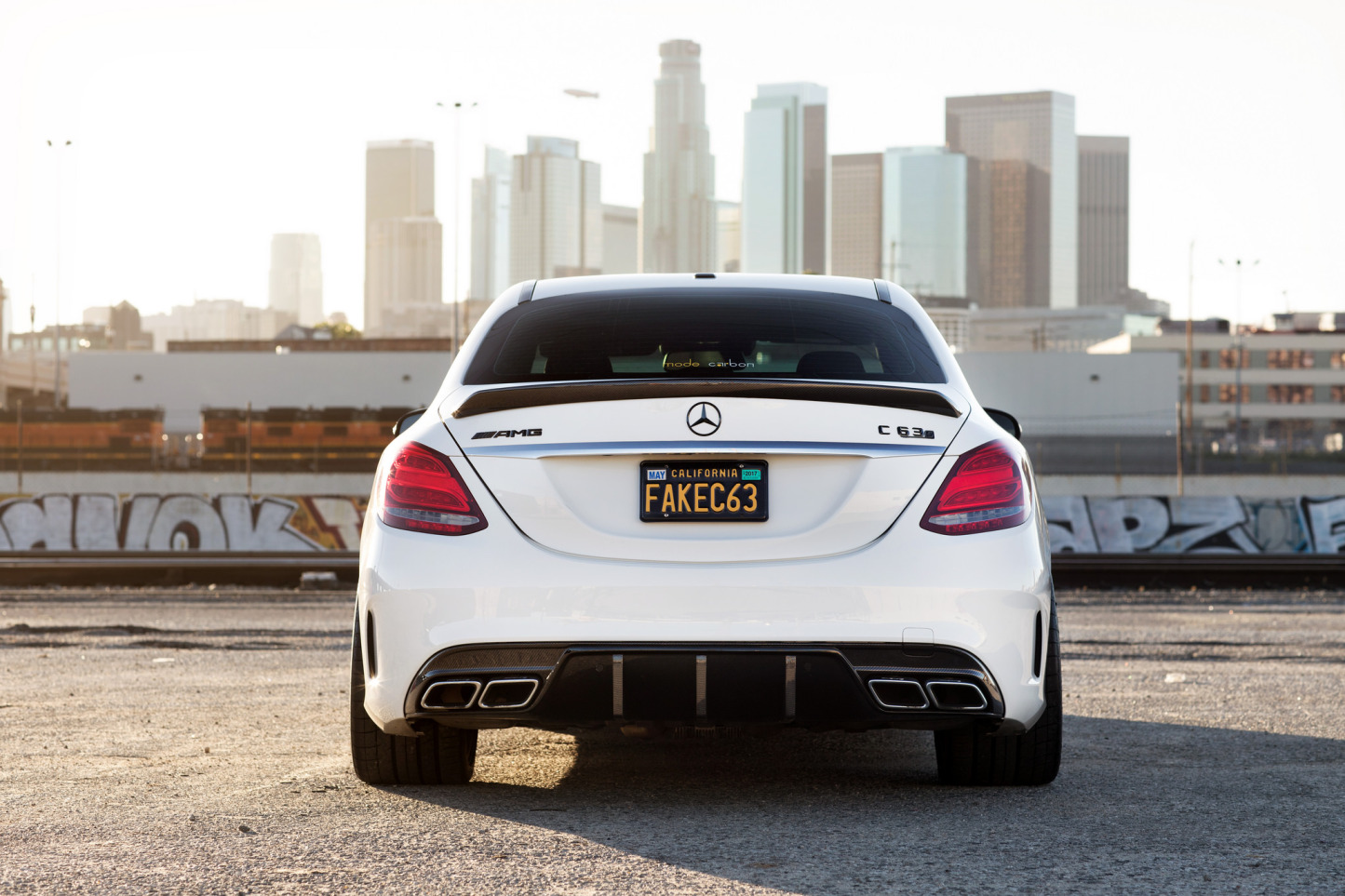 Mercedes-Benz C63 Coupe ModCarbon Style Parts - styling view