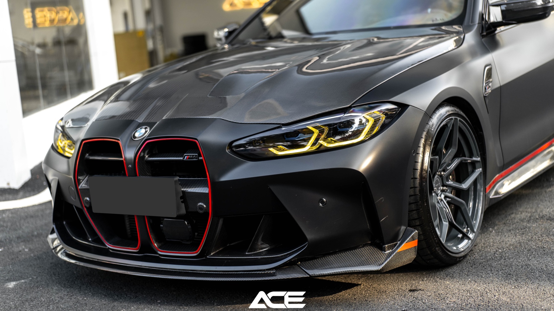 BMW G80 M3/G82 M4 CSL Style Dry Carbon Parts - styling view