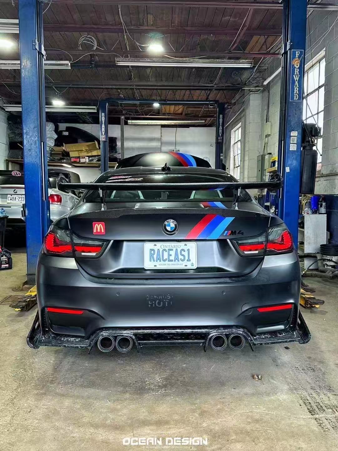 BMW F80 M3/F82 M4 MAD Type 4 Style Parts - styling view