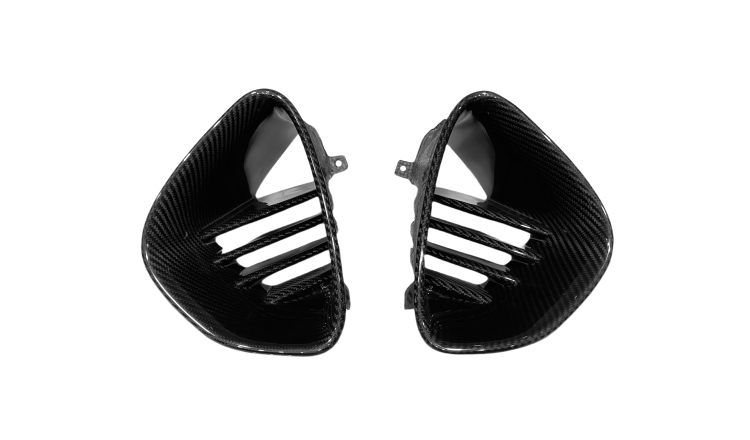 Lotus Emira Ocean Design Style Dry Carbon Parts - styling reference for Rear Bumper Vents