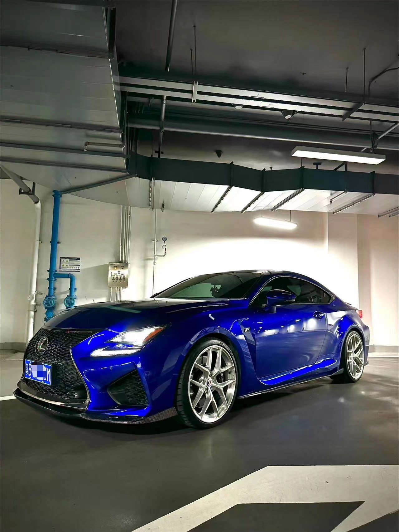 Lexus RC F Ocean Design Style Carbon Fiber Parts - styling view