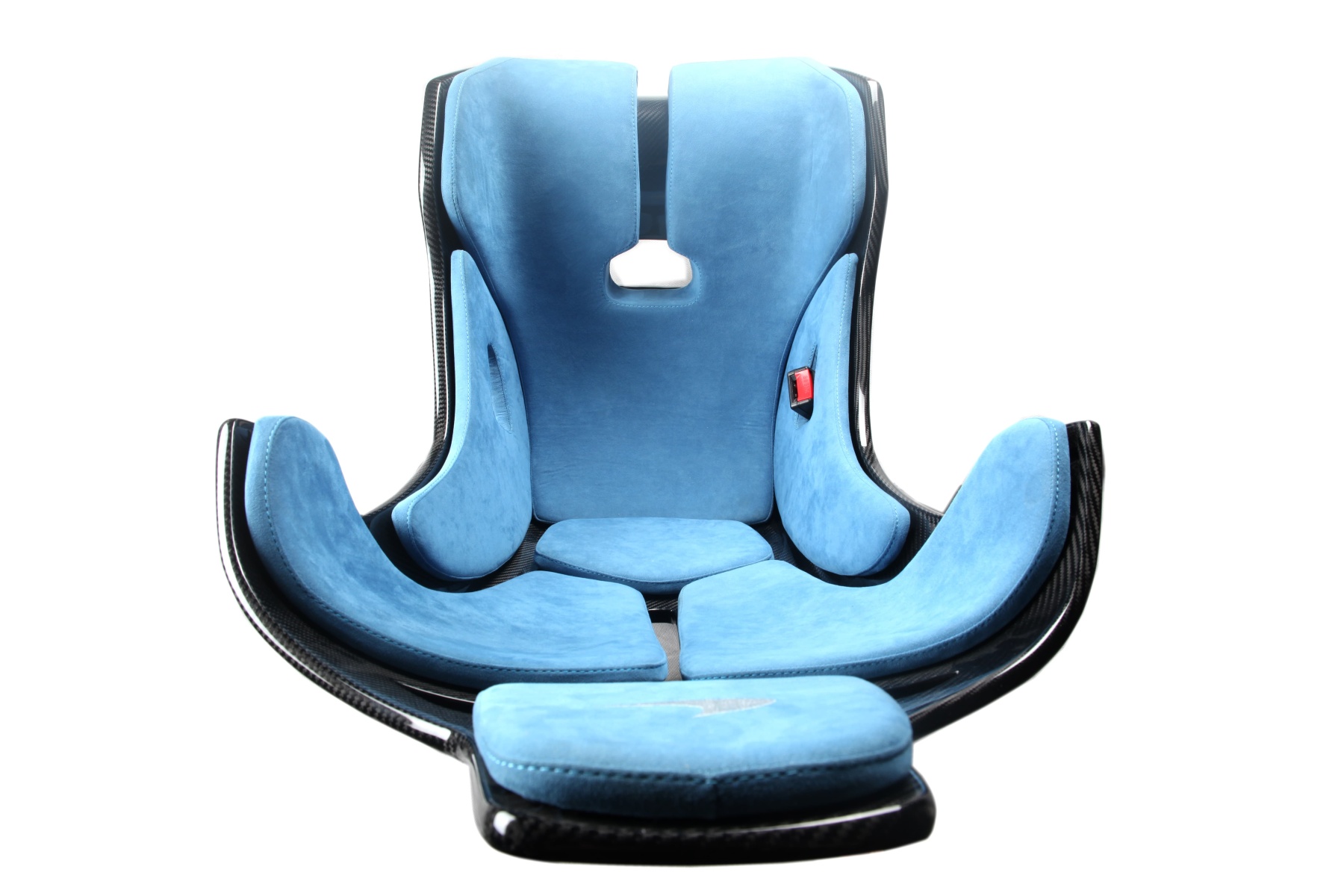 McLaren Senna Style Dry Carbon Bucket Seat - styling view