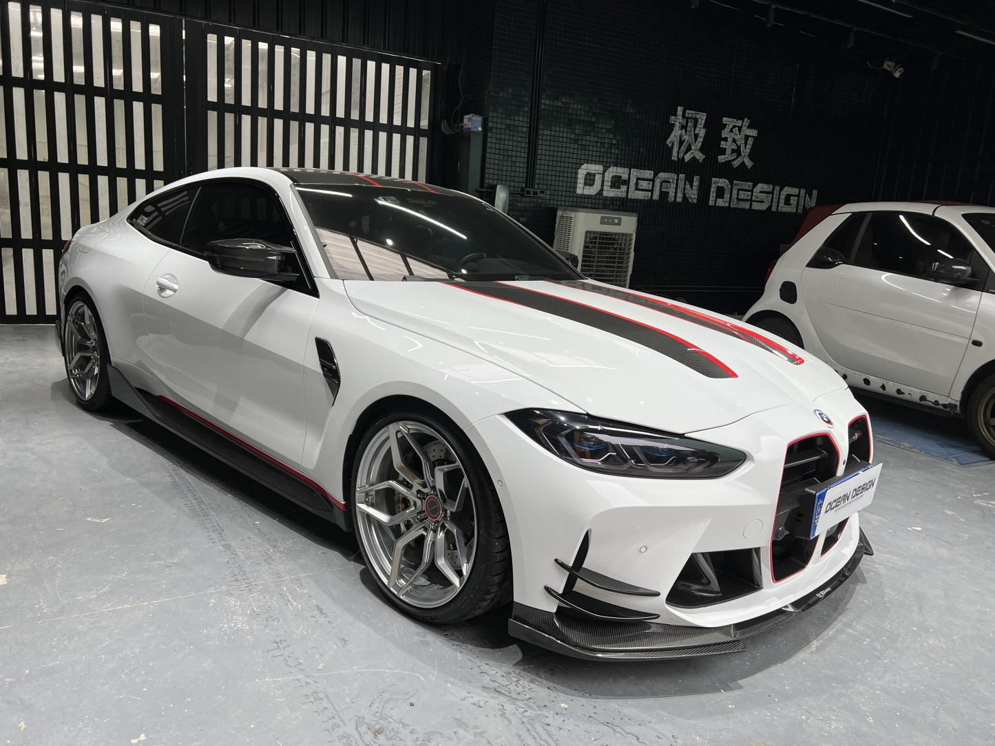 BMW G80 M3/G82 M4 CSL Style Dry Carbon Parts - styling view