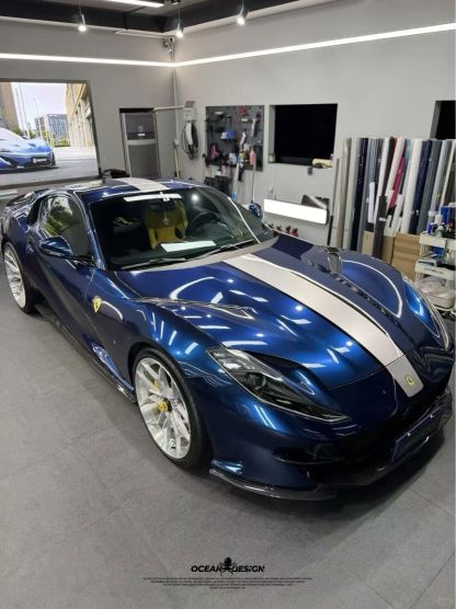Ferrari 812 N Style Dry Carbon Parts - styling view