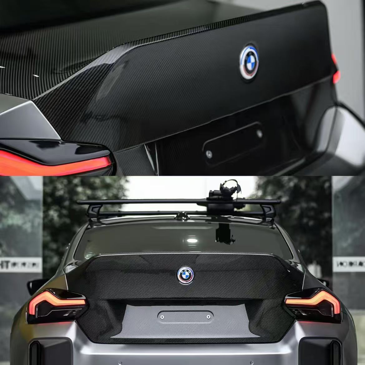 BMW G87 M2 CS Style Dry Carbon Trunk Lid - styling view