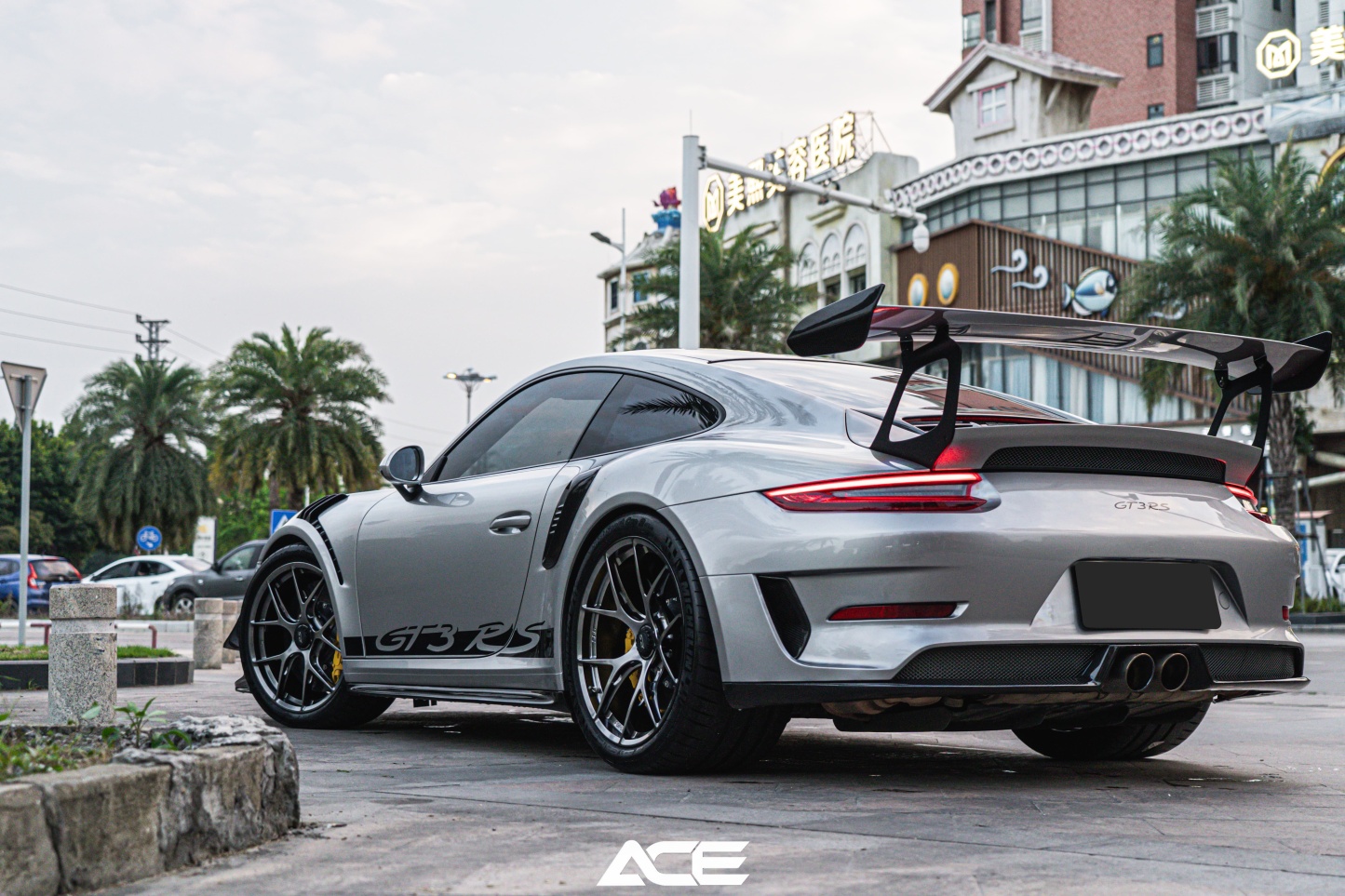 Porsche 991 GT3 RS OEM Style Dry Carbon Parts - styling view