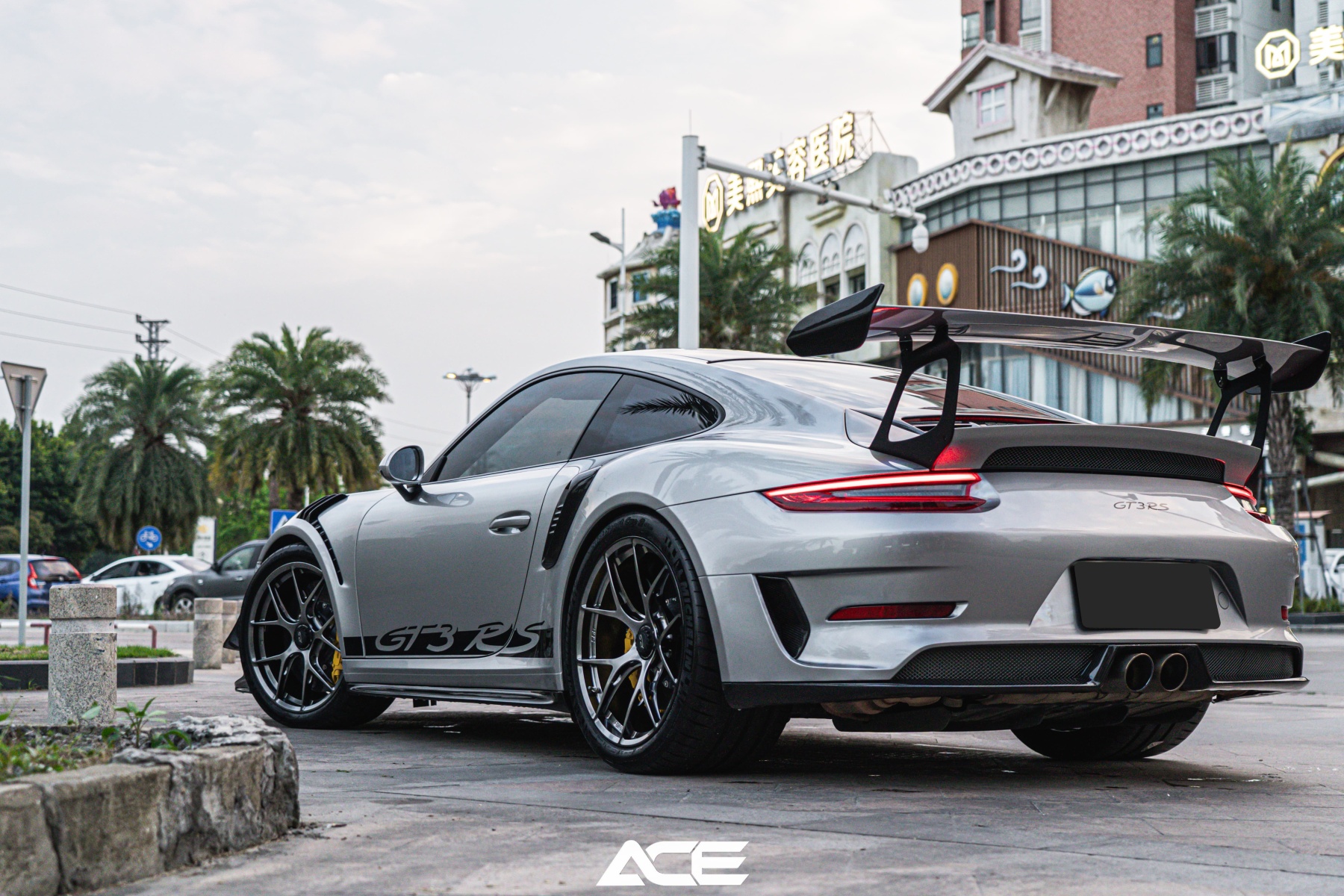 Porsche 991 GT3 RS OEM Style Dry Carbon Parts - styling view