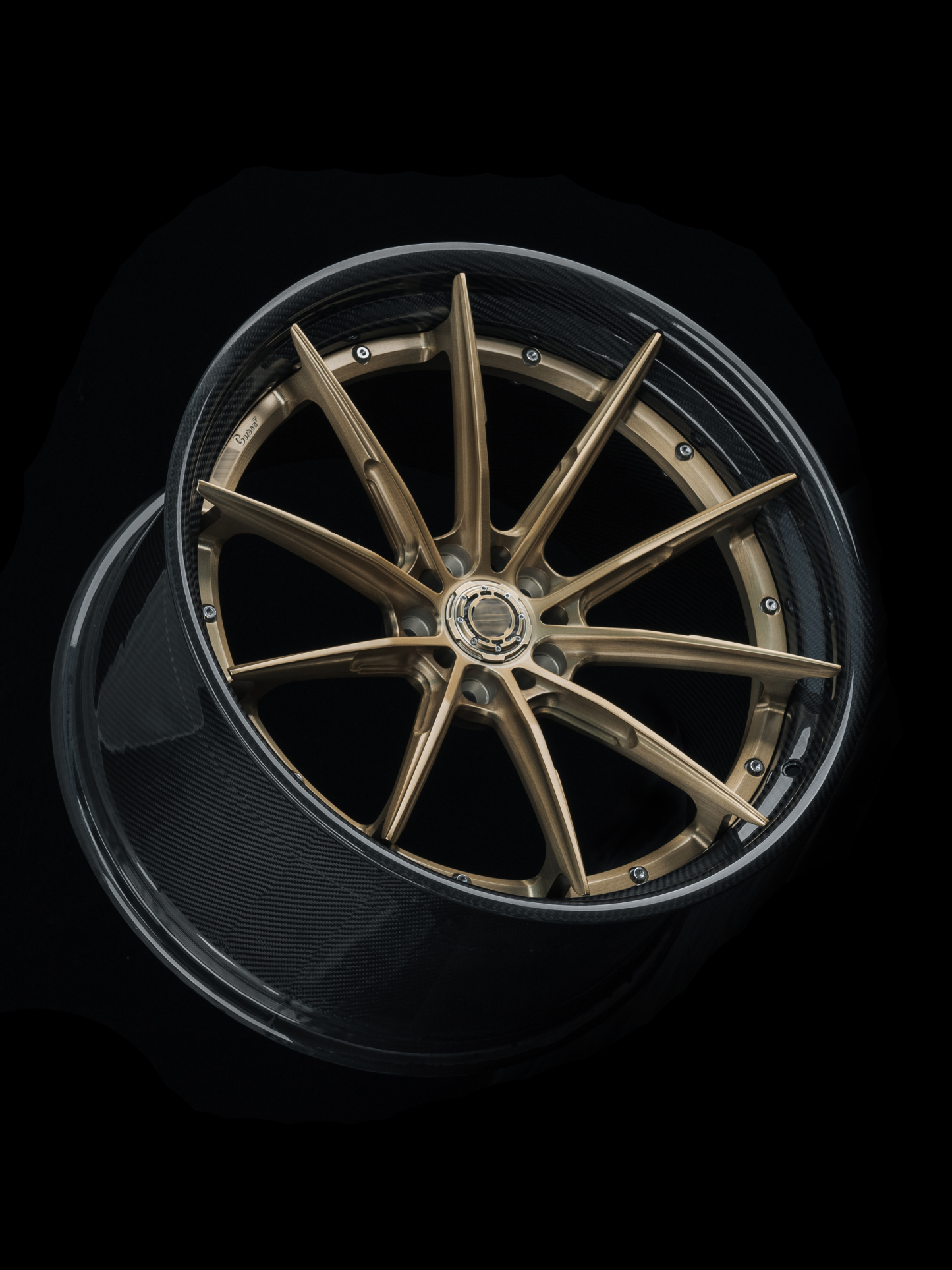 Octopus & Ocean Design Custom Carbon Fiber Wheels - styling view