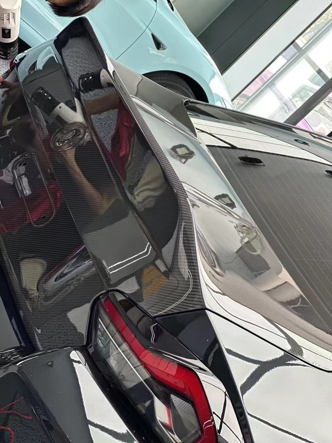 BMW G87 M2 Ocean Design CSL Style Dry Carbon Trunk Lid - styling view