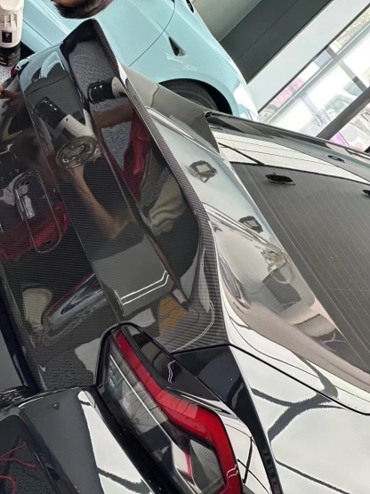 BMW G87 M2 Ocean Design CSL Style Dry Carbon Trunk Lid - styling view