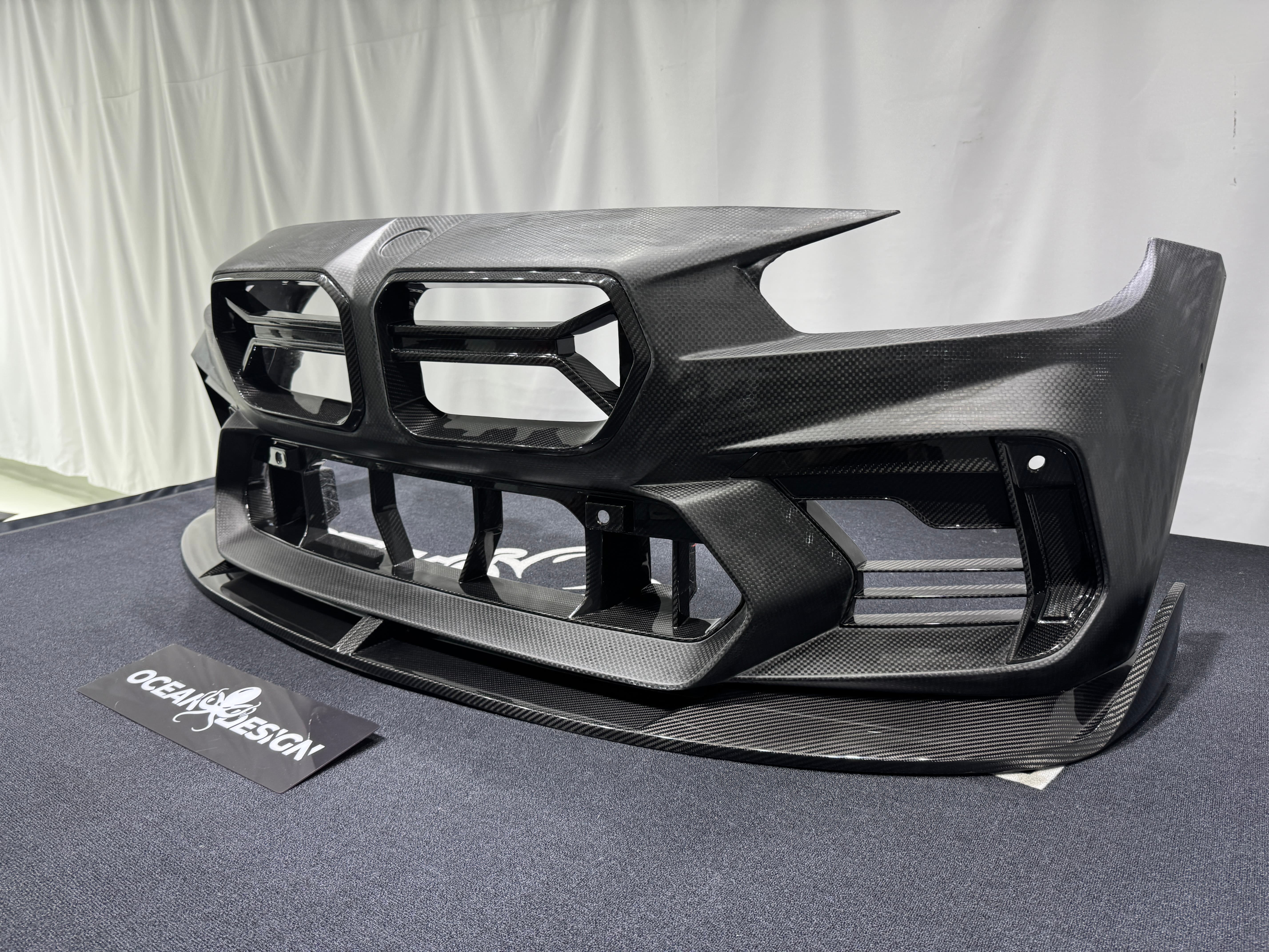 BMW G87 M2 AR V2 Style Dry Carbon Parts - styling view