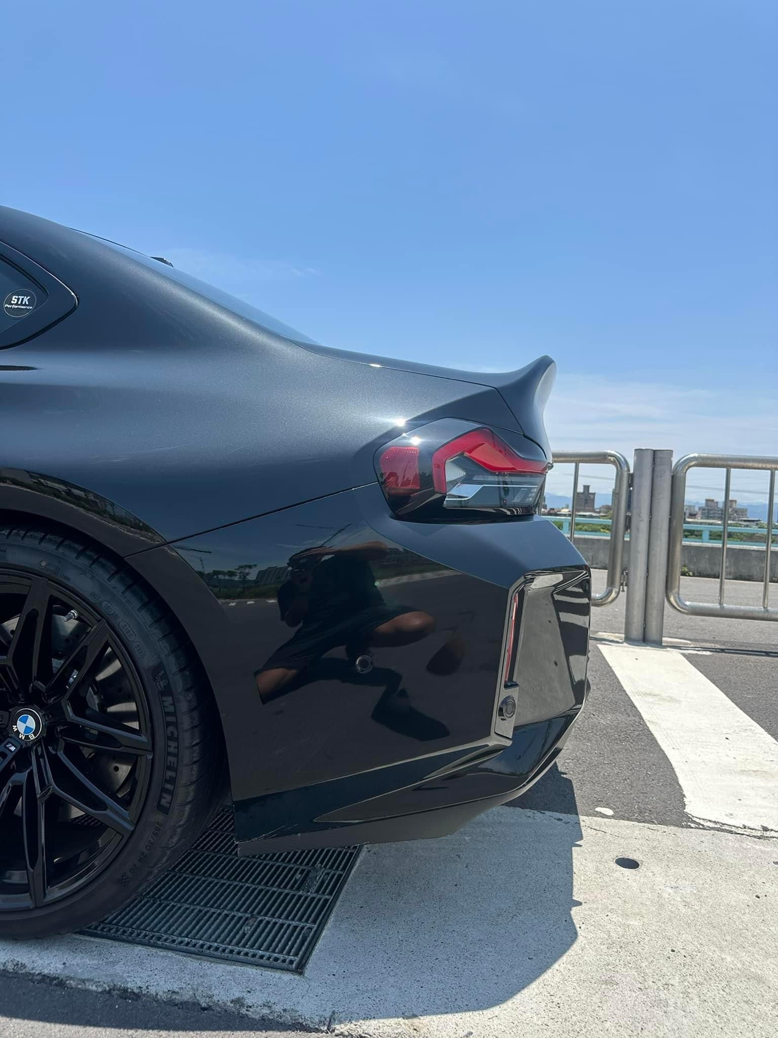 BMW G87 M2 Ocean Design CSL Style Dry Carbon Trunk Lid - styling view