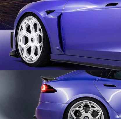 Tesla Model S 2023-2025 V Style Parts - styling view