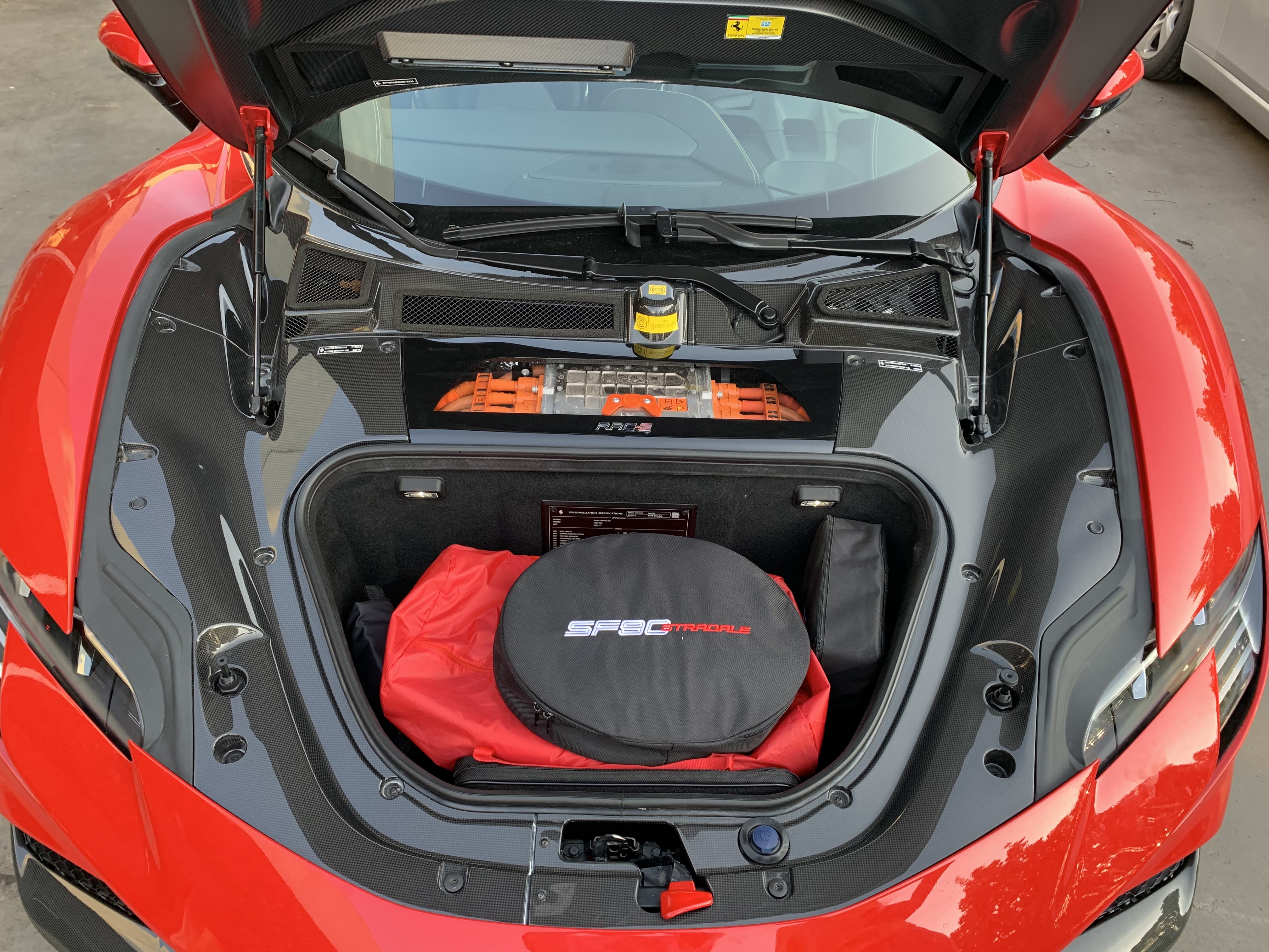 Ferrari SF90 OEM Style Dry Carbon Parts - styling view