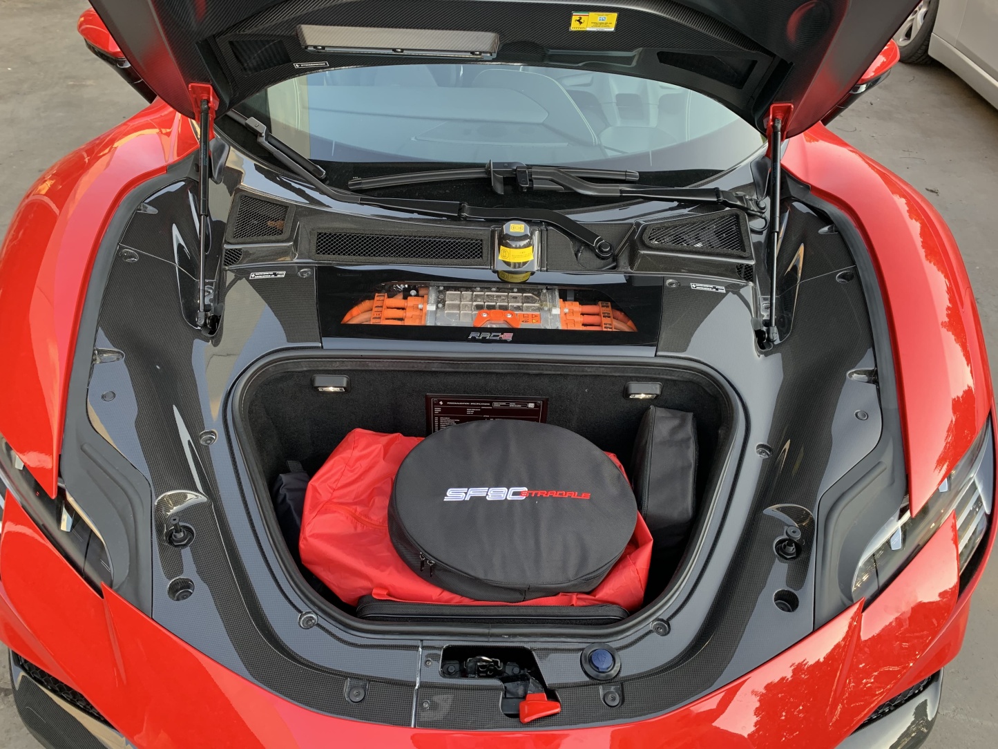 Ferrari SF90 OEM Style Dry Carbon Parts - styling view