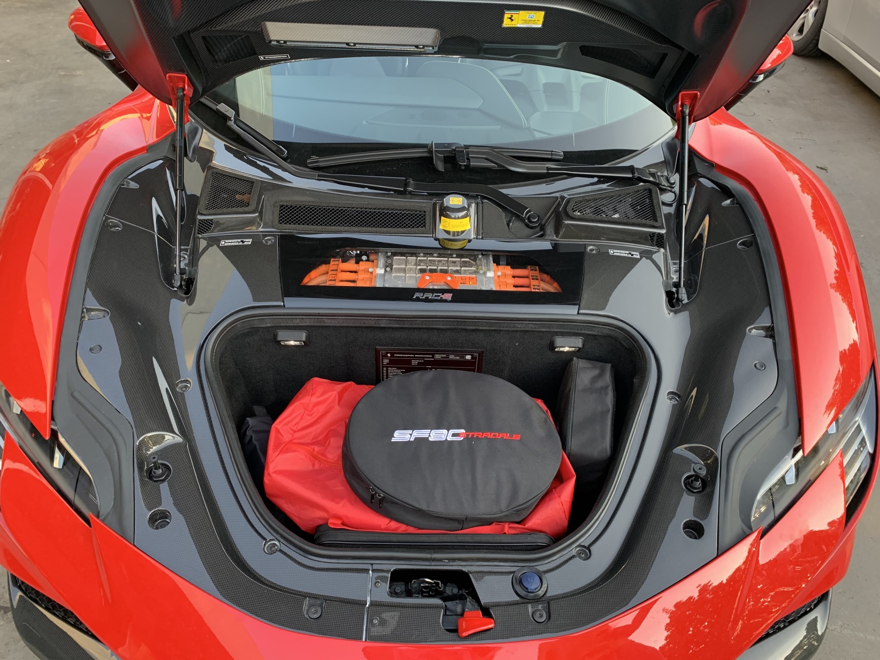 Ferrari SF90 OEM Style Dry Carbon Parts - styling view
