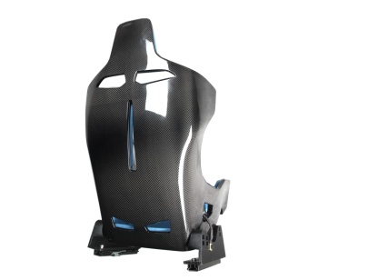 McLaren Senna Style Dry Carbon Bucket Seat - styling view