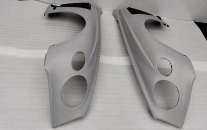 Bentley Continental GT MSY Style Body Parts - styling reference for Fenders