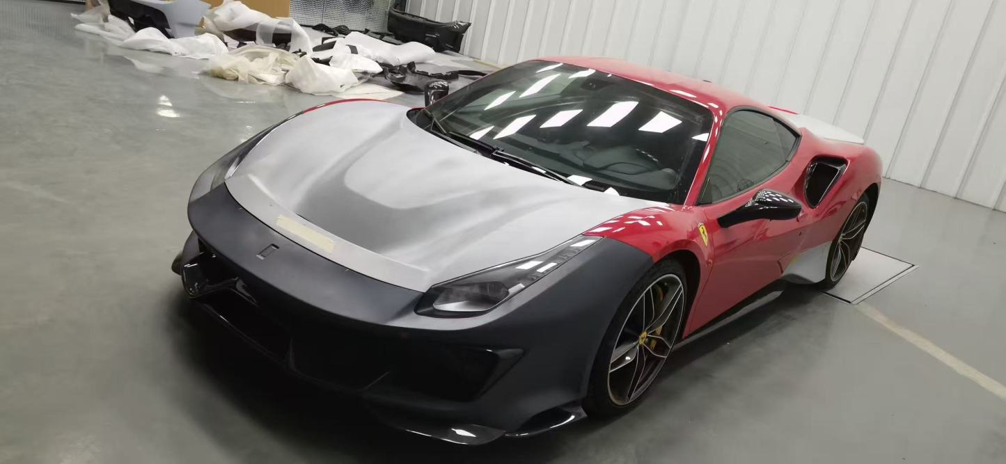 Ferrari 488 GTB/Spider Pista Style PP and Carbon Conversion Configurations - styling view