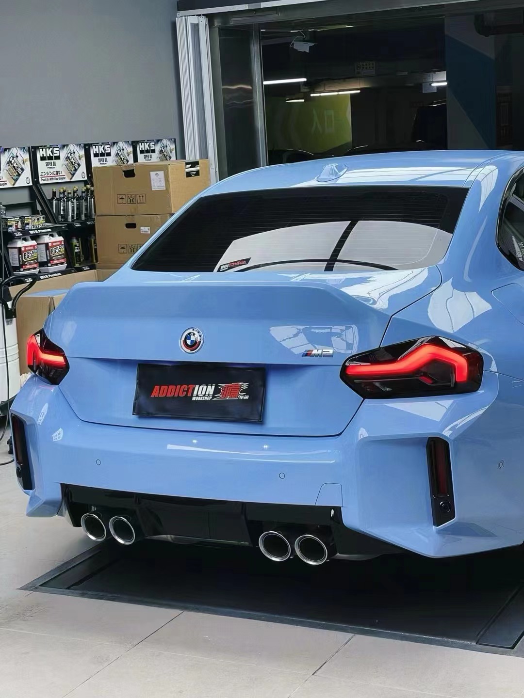 BMW G87 M2 Ocean Design CSL Style Dry Carbon Trunk Lid - styling view