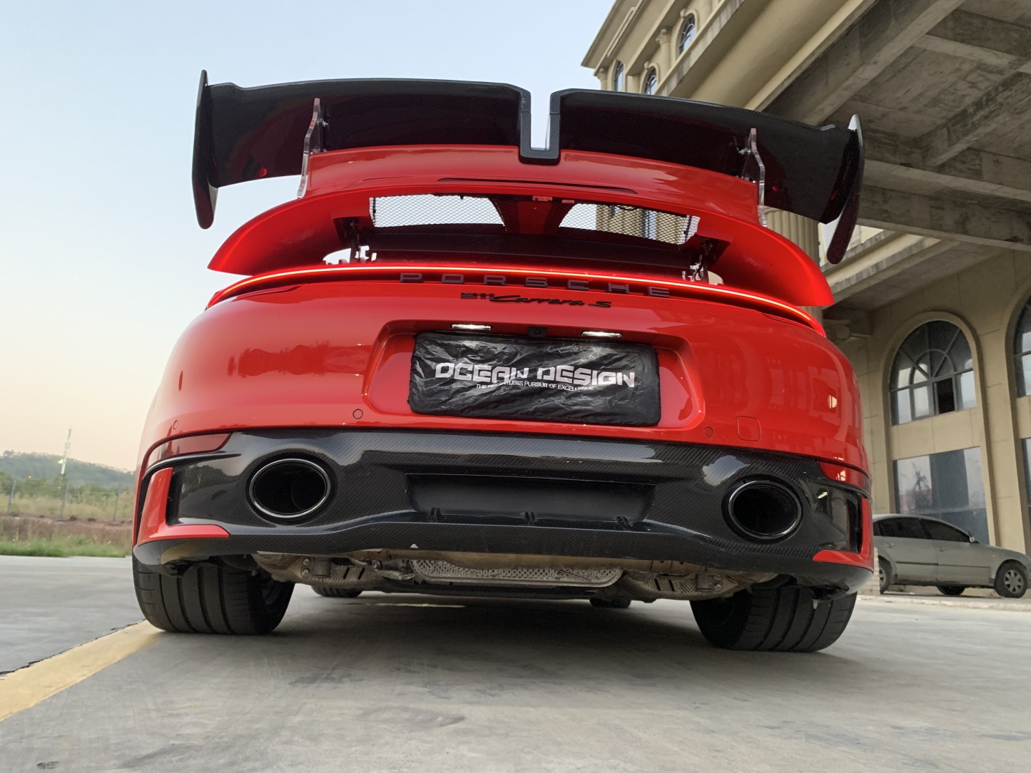Porsche 911 992.1 Techart Style Carbon Parts - styling view