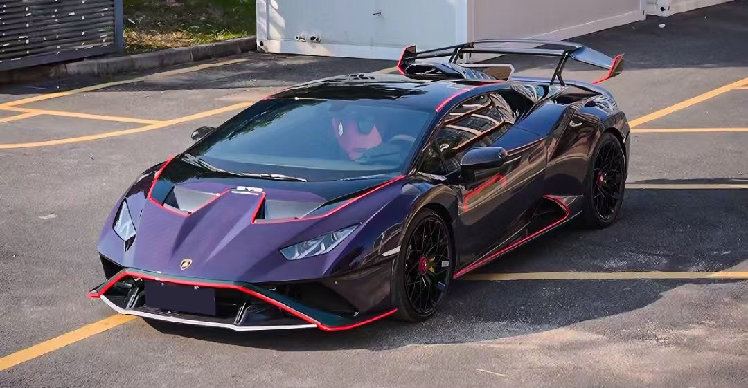 Lamborghini LP580/600/610 STO Style Dry Carbon Conversion Kit - styling view