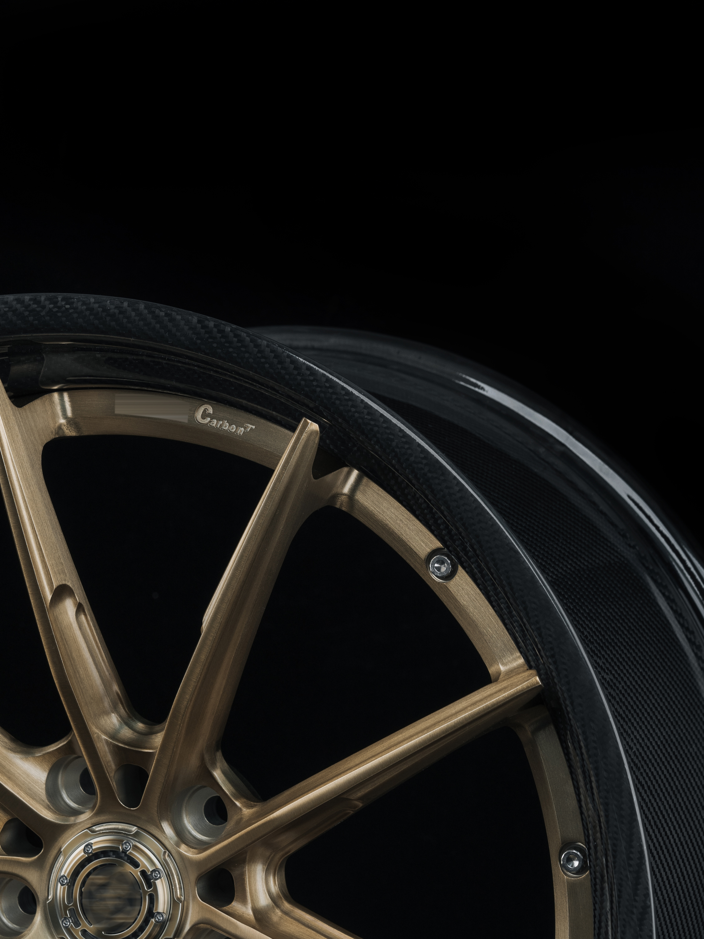 Octopus & Ocean Design Custom Carbon Fiber Wheels - styling view