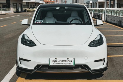 Tesla Model Y Ocean Design Gen 1 Style Dry Carbon Parts - styling view