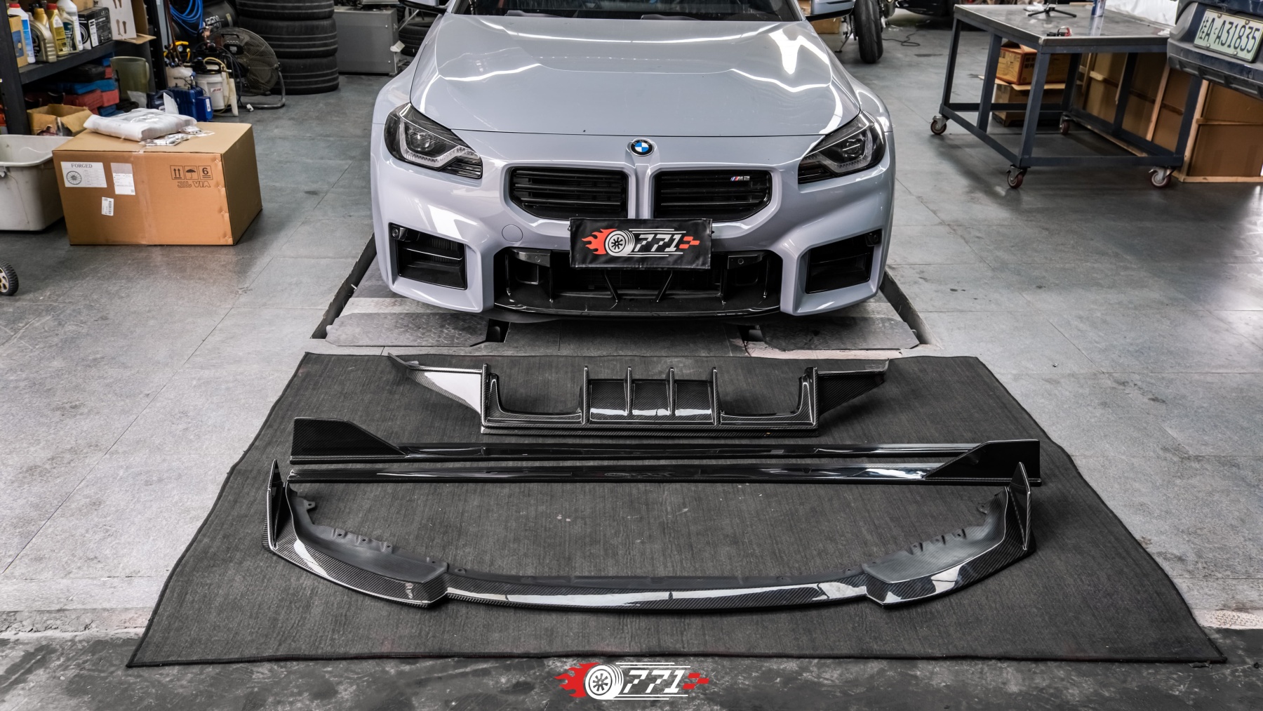 BMW G87 M2 Ocean Design OD Style Dry Carbon Parts - styling view