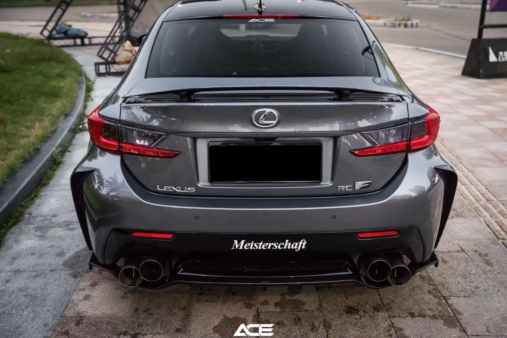 Lexus RC F Ocean Design Style Carbon Fiber Parts - styling view