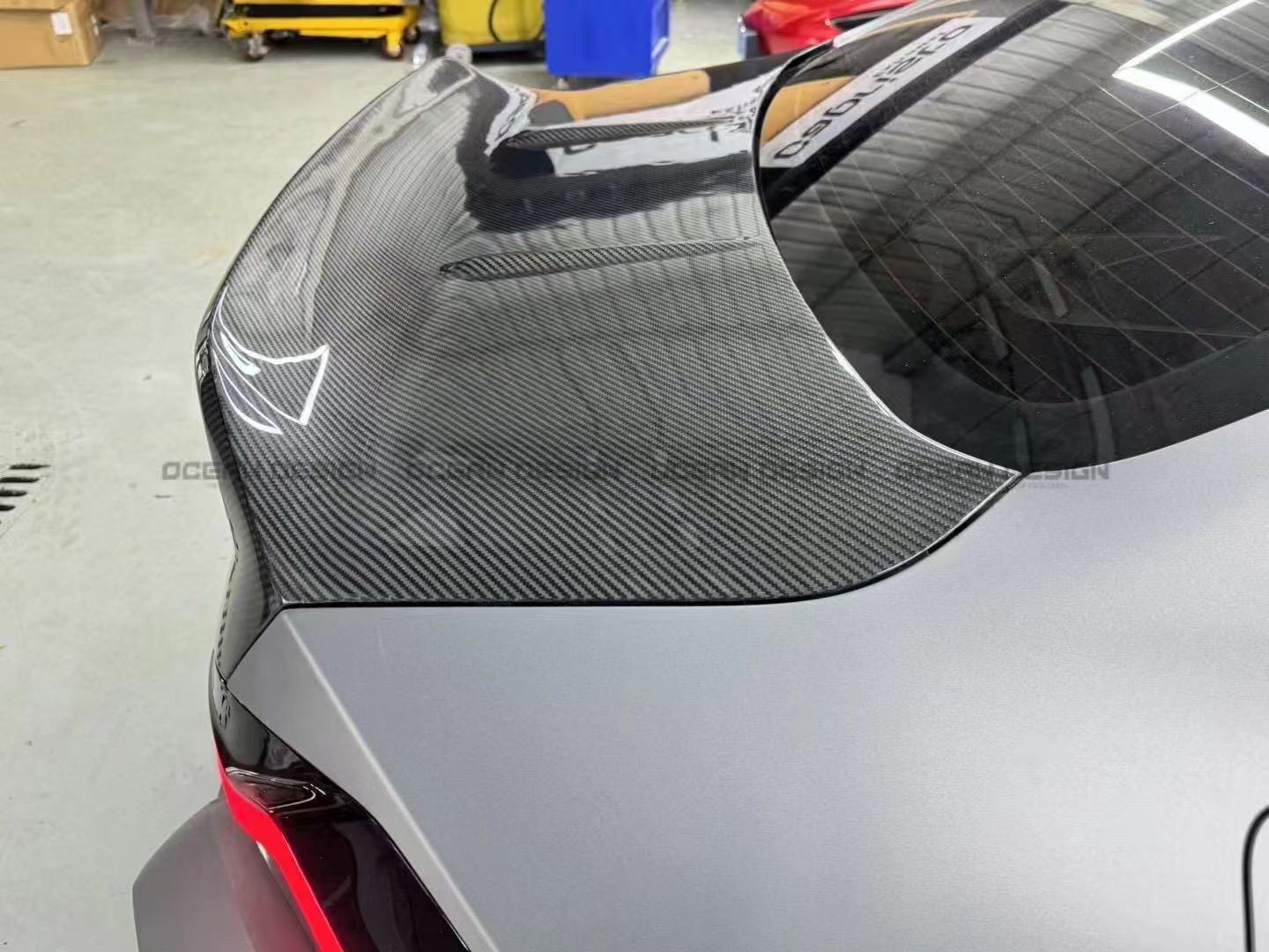 BMW G87 M2 Ocean Design CSL Style Dry Carbon Trunk Lid - styling view