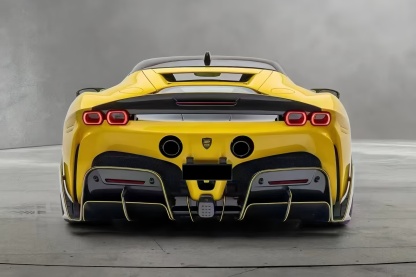 Ferrari SF90 M Style Dry Carbon Parts - styling view