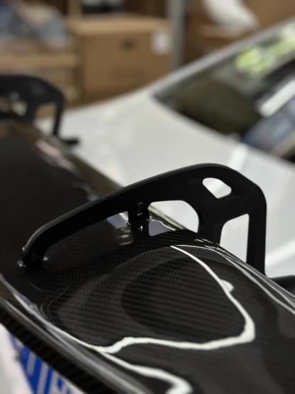 BMW G87 M2/G80 M3/G82 M4 AK Style Dry Carbon GT Wing - styling view
