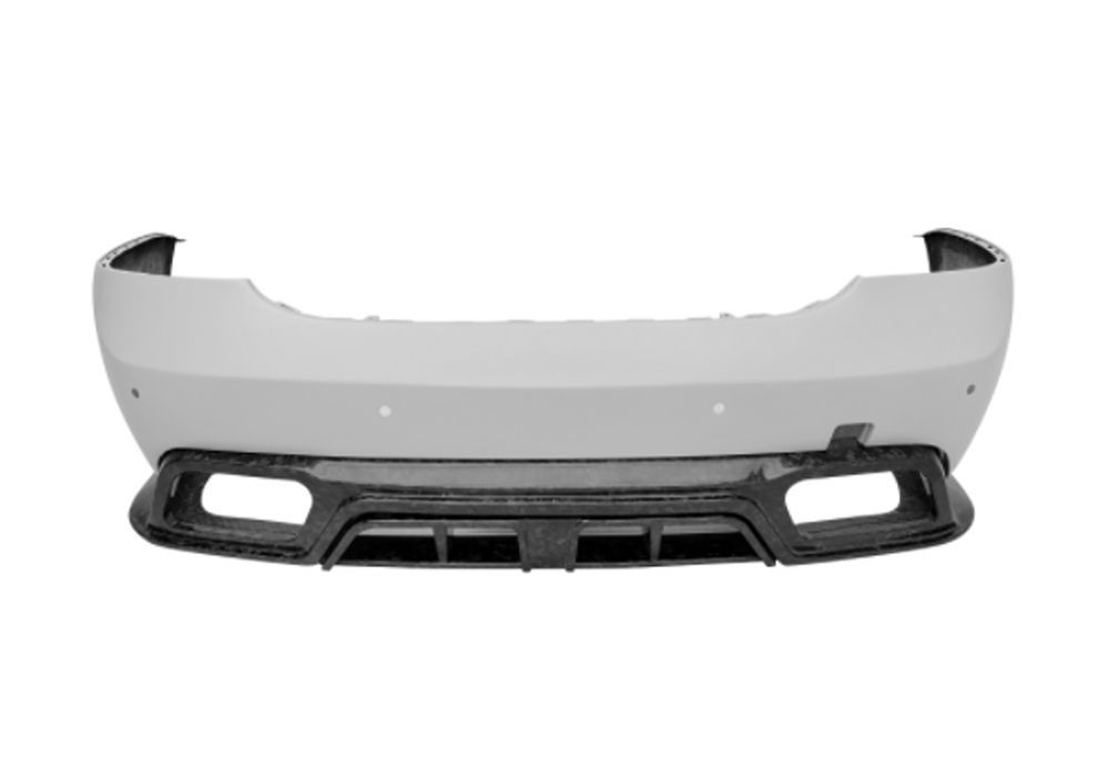 Rolls-Royce Ghost MSY Style Dry Carbon Parts - styling reference for Rear Bumper