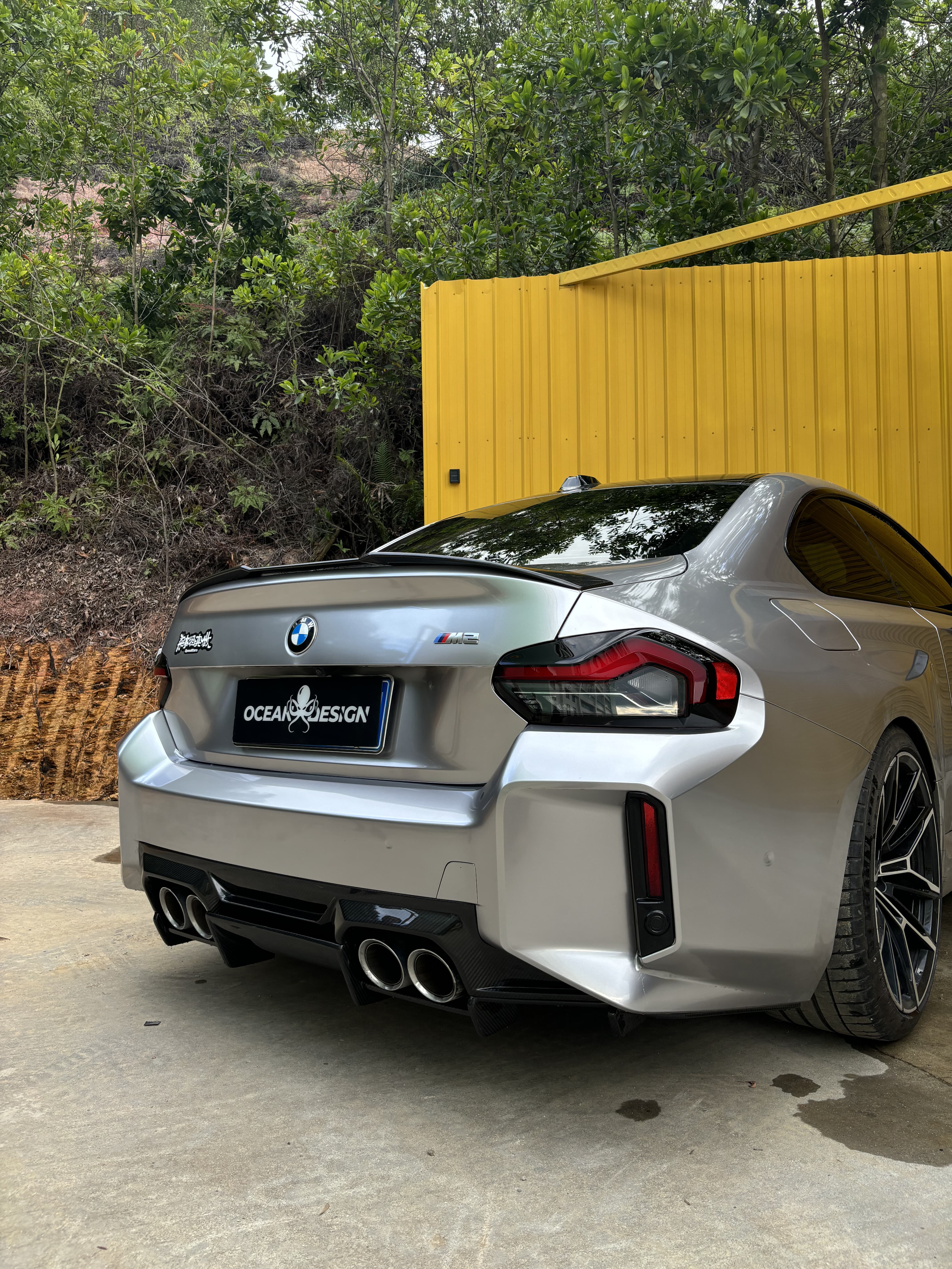 BMW G87 M2 AP Style Dry Carbon Parts - styling view