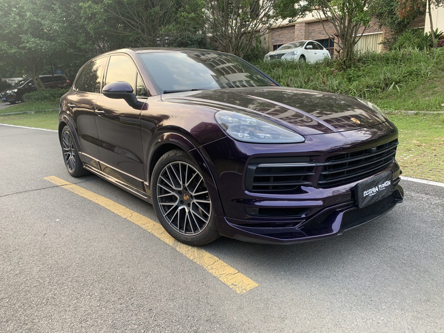 Porsche Cayenne OD Style Carbon Fiber Parts - styling view