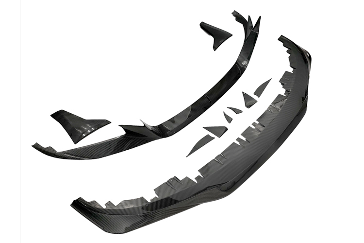 BMW G26 i4 MIW Style Carbon Fiber Parts - styling reference for Front Lip