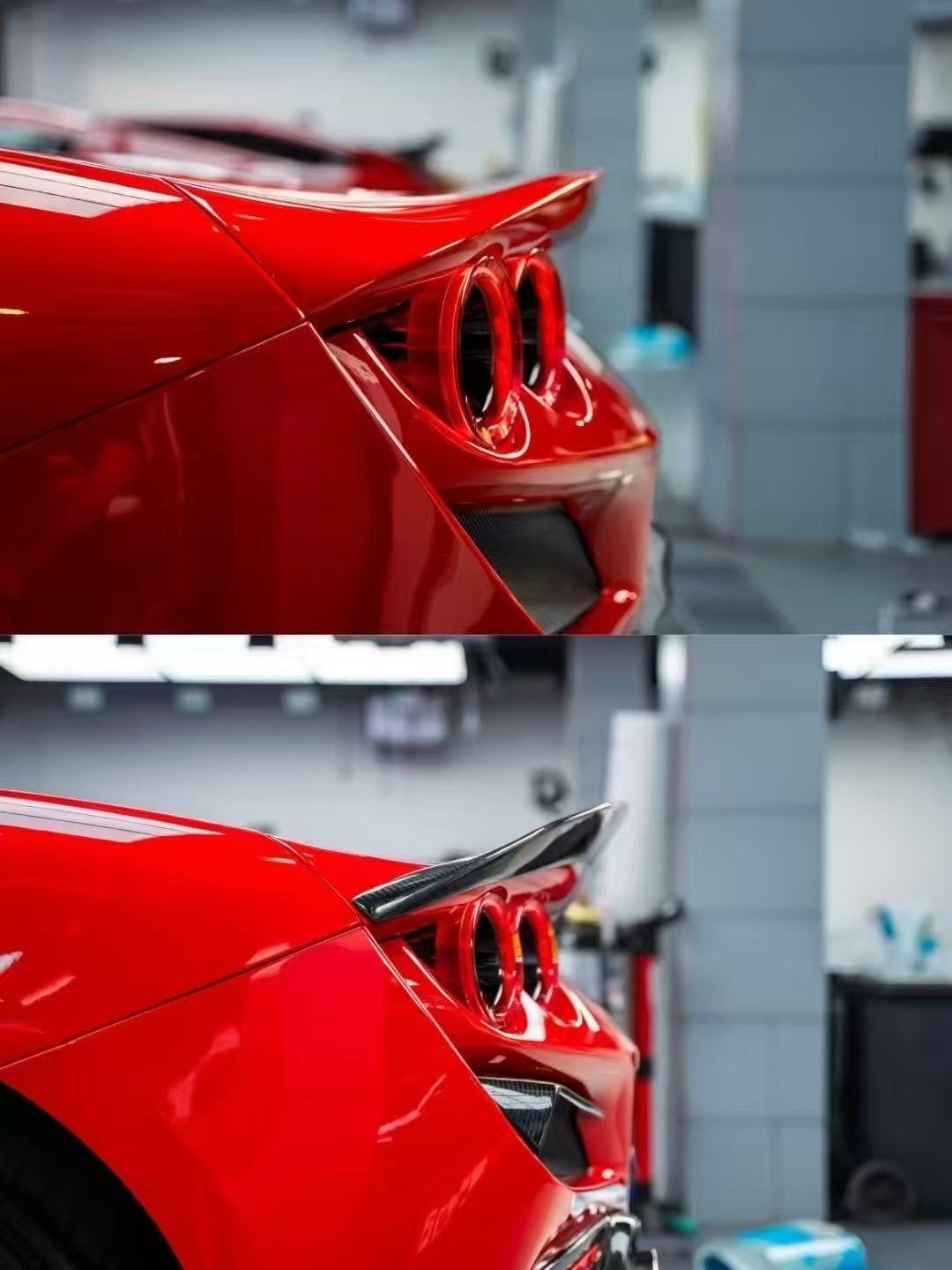Ferrari F8 MSY Style Parts - styling view