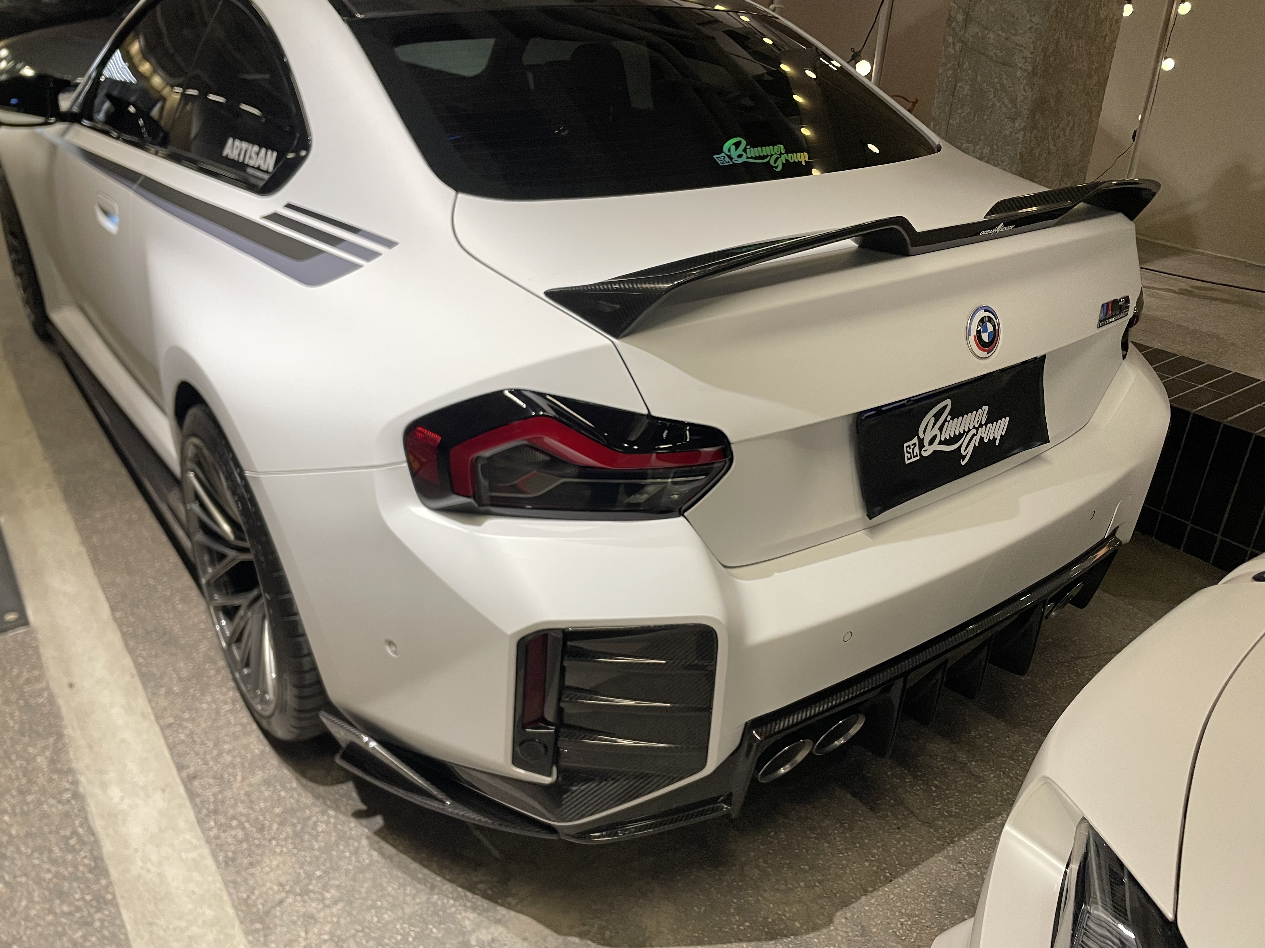 BMW G87 M2 Ocean Design OD Style Dry Carbon Parts - styling view