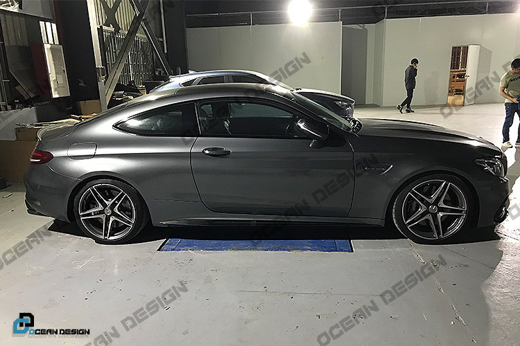 Mercedes-Benz C63 Coupe Edition One Style Carbon Fiber Parts - styling view